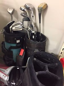 Golf clubs w/ bags