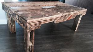 Hand crafted Coffee table