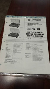 Hitachi PS-10 Service Manual
