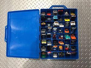 Hot Wheels, Matchbox, etc and Carrying Case