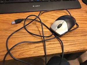 Logitech USB Optical Mouse (wired)