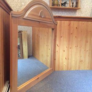 Mirror in Arched Hardwood Frame