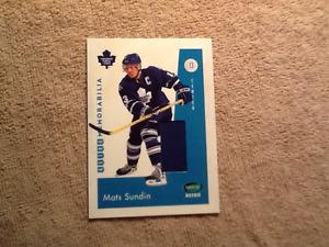 NHL mats Sundin pants card