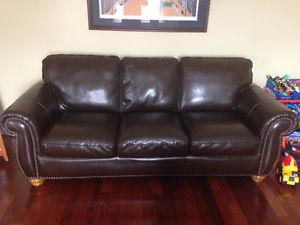 Natuzzi Leather Couch