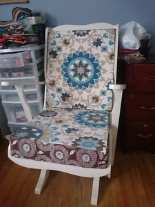 New Mom - Refinished Rocking Chair & Ottoman