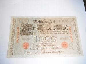 Old German banknotes