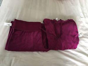 Old Navy Velour Pants & Hoodie - Size XL