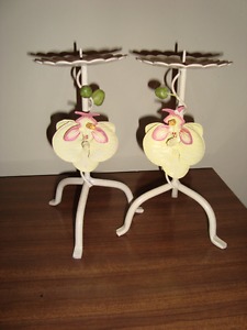 Pair of candle holder