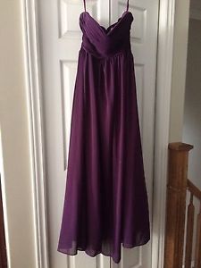 Purple formal dress size 6 mint condition