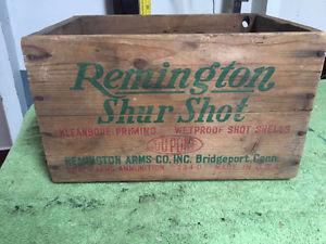 Remington Dupont Ammunition Crate Box from the US