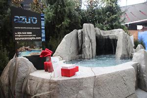Rock Grotto Hot Tub and waterfall