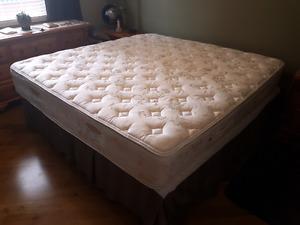 Sears-o-pedic King size mattress w/ box springs