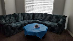 Sofa with centre table
