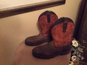 Steel toed western Boots
