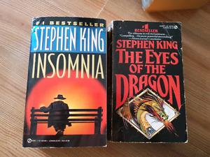 Stephen King Books-Hardcover and Paperbacks