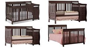 Storkcraft 4-in-1 Convertible Crib & Bamboo Safety 1st