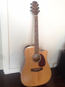 Takamine Acoustic/Electric Guitar w/ Bag and Fender Amp/Cord