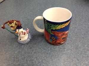 Tasmanian Devil Coffee Mug & Christmas Ornament