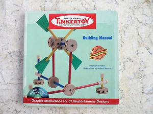 Tinkery Toy Tinkertoy MANUAL Building CONSTRUCTION Book