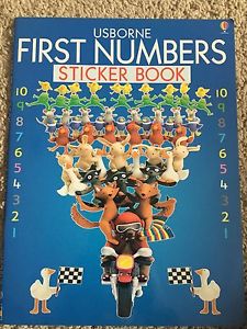Usborne First Numbers Sticker Book