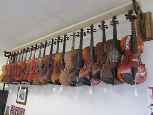 VARIETY OF VIOLINS