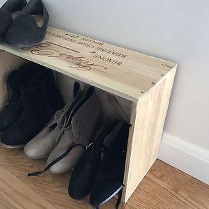 WOODEN WINE BOX CRATE