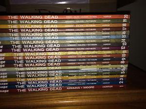 Walking dead graphic novels 1-20