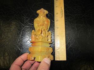 antique old china jade carving