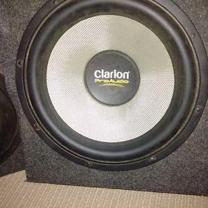 clarion 14" car speakers