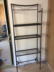 metal shelving rack