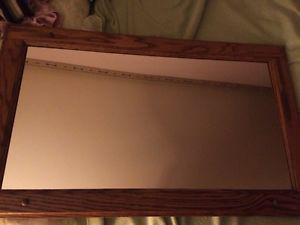 solid wood mirror for sale