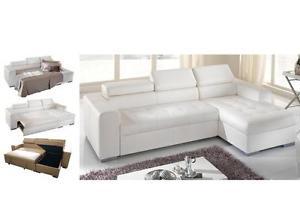 2 Pc SECTIONAL WITH SOFA BED AND STORAGE ON CLEARANCE