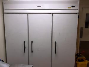 3 door stand up freezer