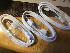 3pack usb charge cords for samsung 1.5 m