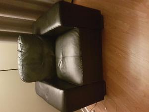 Black sofa chair