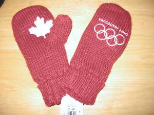 Collectible Vancouver Olympic Mittens