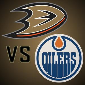 Edmonton Oilers vs Anaheim Ducks April 1st *AWESOME SEATS*