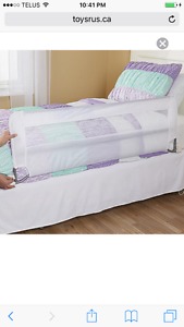 Extra long bed rail for child's bed