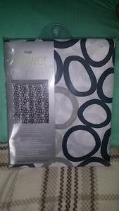 Fabric shower curtain (brand new, never used)