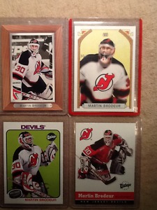 Martin Brodeur hockey cards