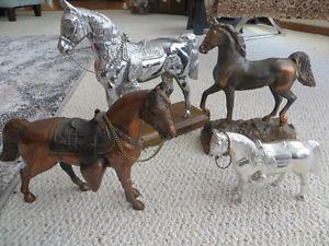 Metal Horse Figurines