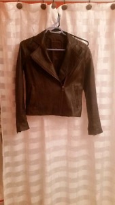 Morrocan Brown leather jacket. Perfect condition.