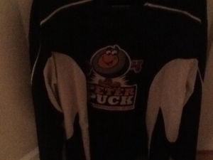 Peter Puck collectible jersey embroidered logo men's large