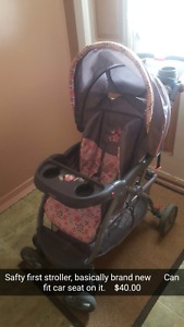 Safty First stroller, and car seat