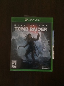 The Raise of Tomb Raider (Bought new, it's almost new) XBOX