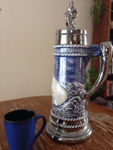 Unique Whaling Beer Stein