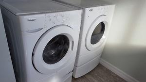 Whirlpool front load washer and dryer