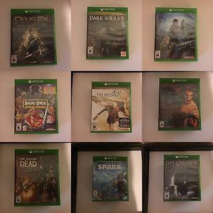 Xbox one games 15 each