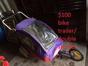 bike trailer / double stoller