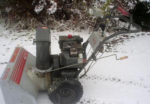 old craftsman snoblower, runs good, has electric start and